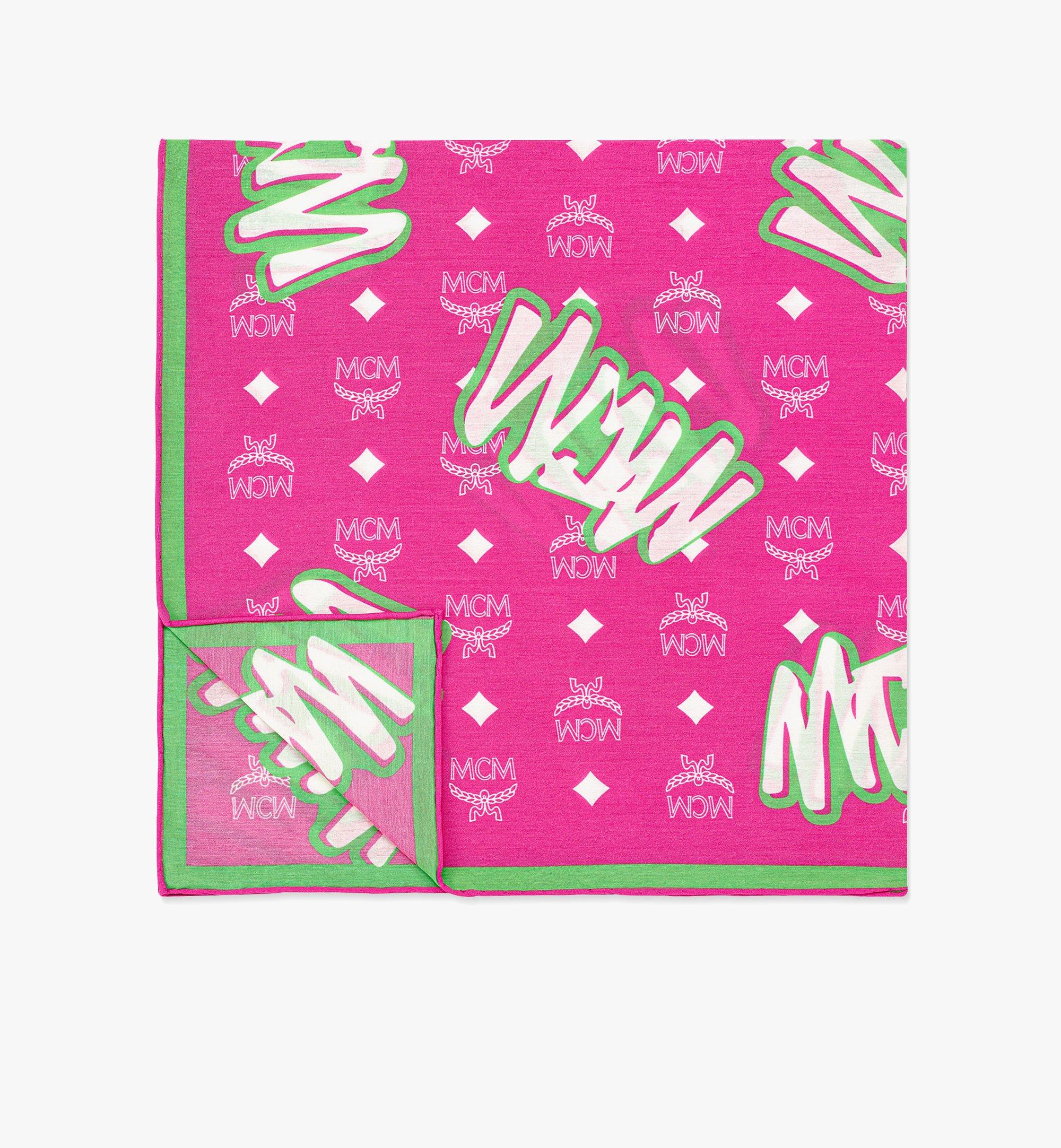 MCM Sommer Monogram Bandana Scarf 1
